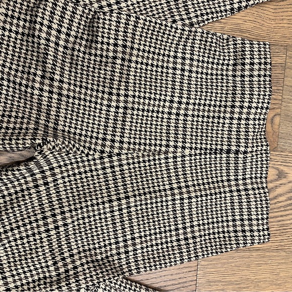 H&M Slit Leggings Plaid High Rise Stretch Small S - Picture 5 of 5